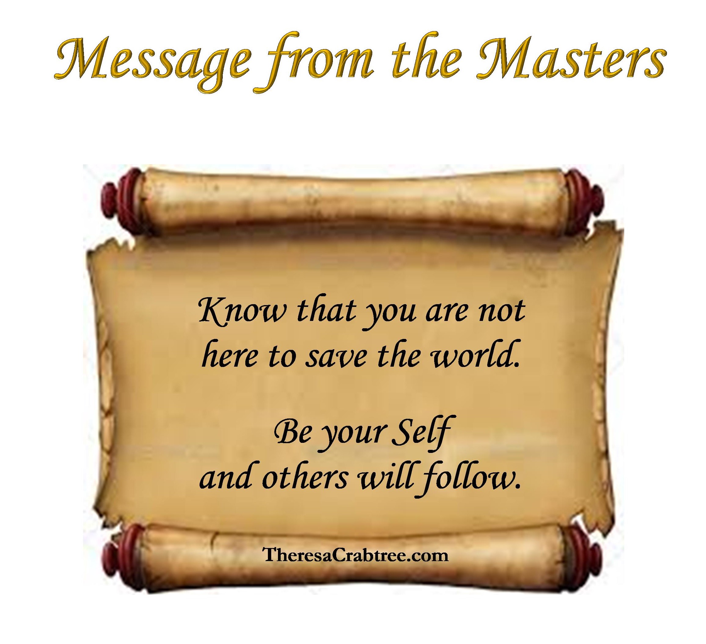 Read more about the article Message from the Masters