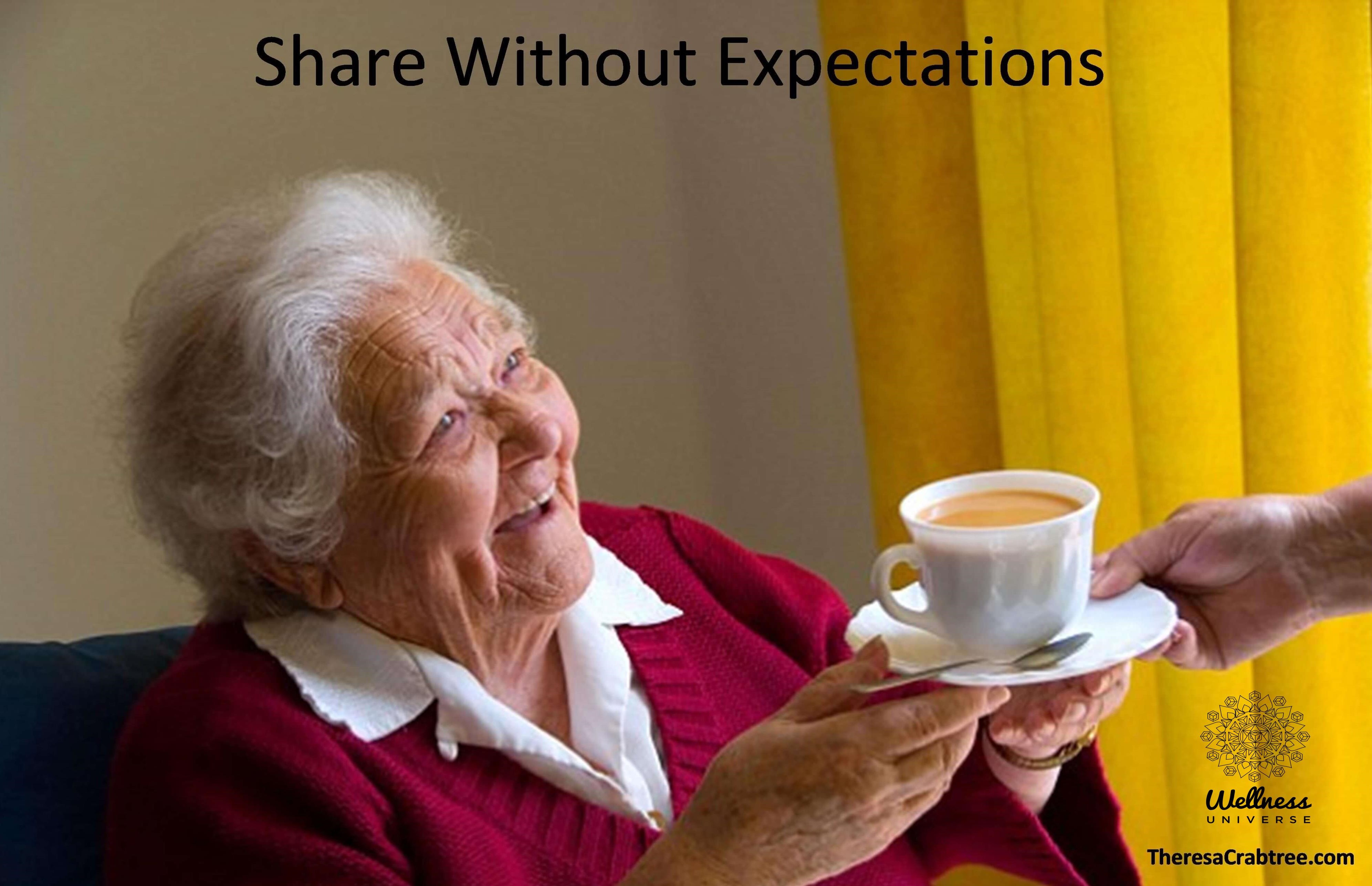 Read more about the article Share With No Expectations