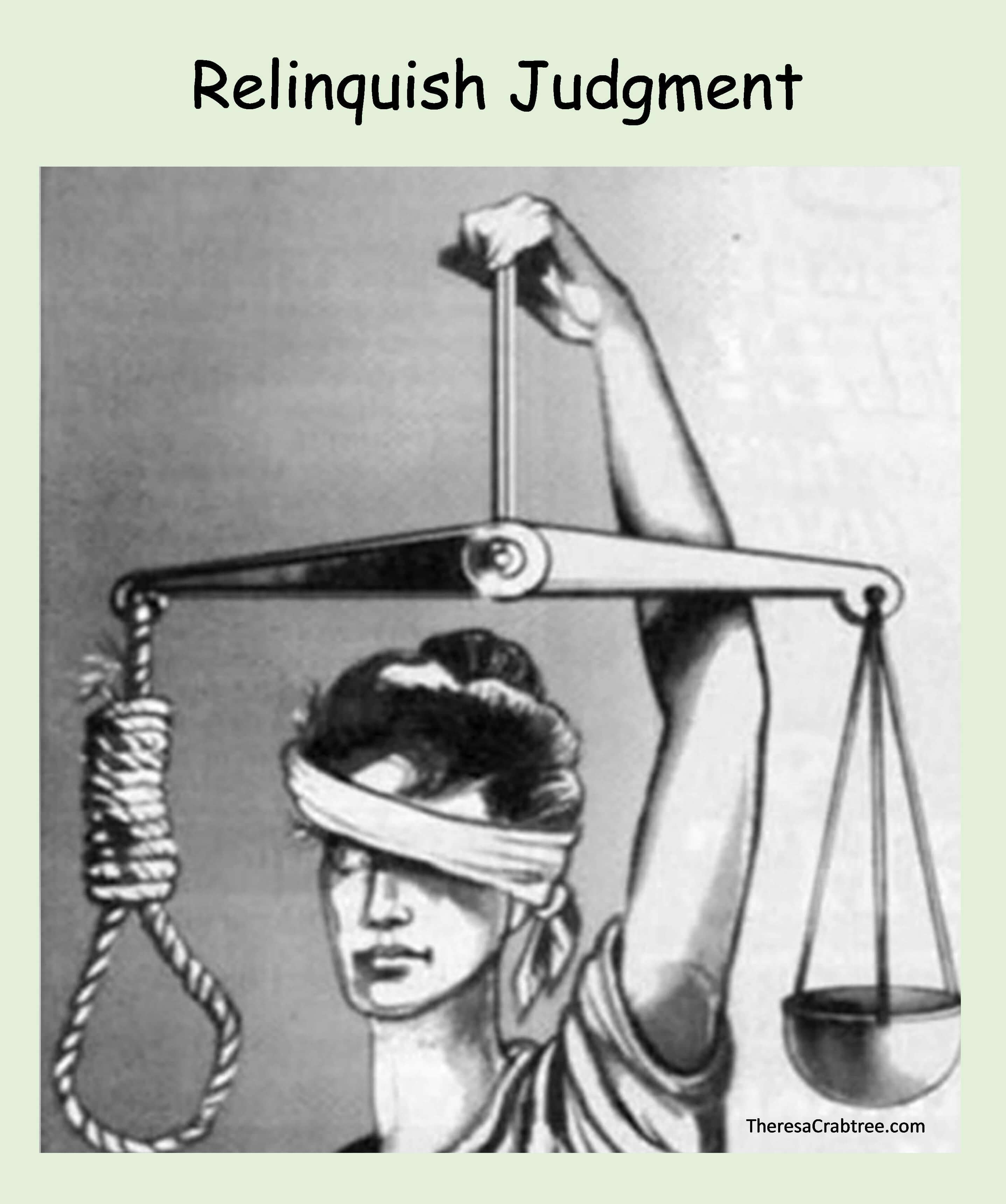 Read more about the article Relinquish Judgment