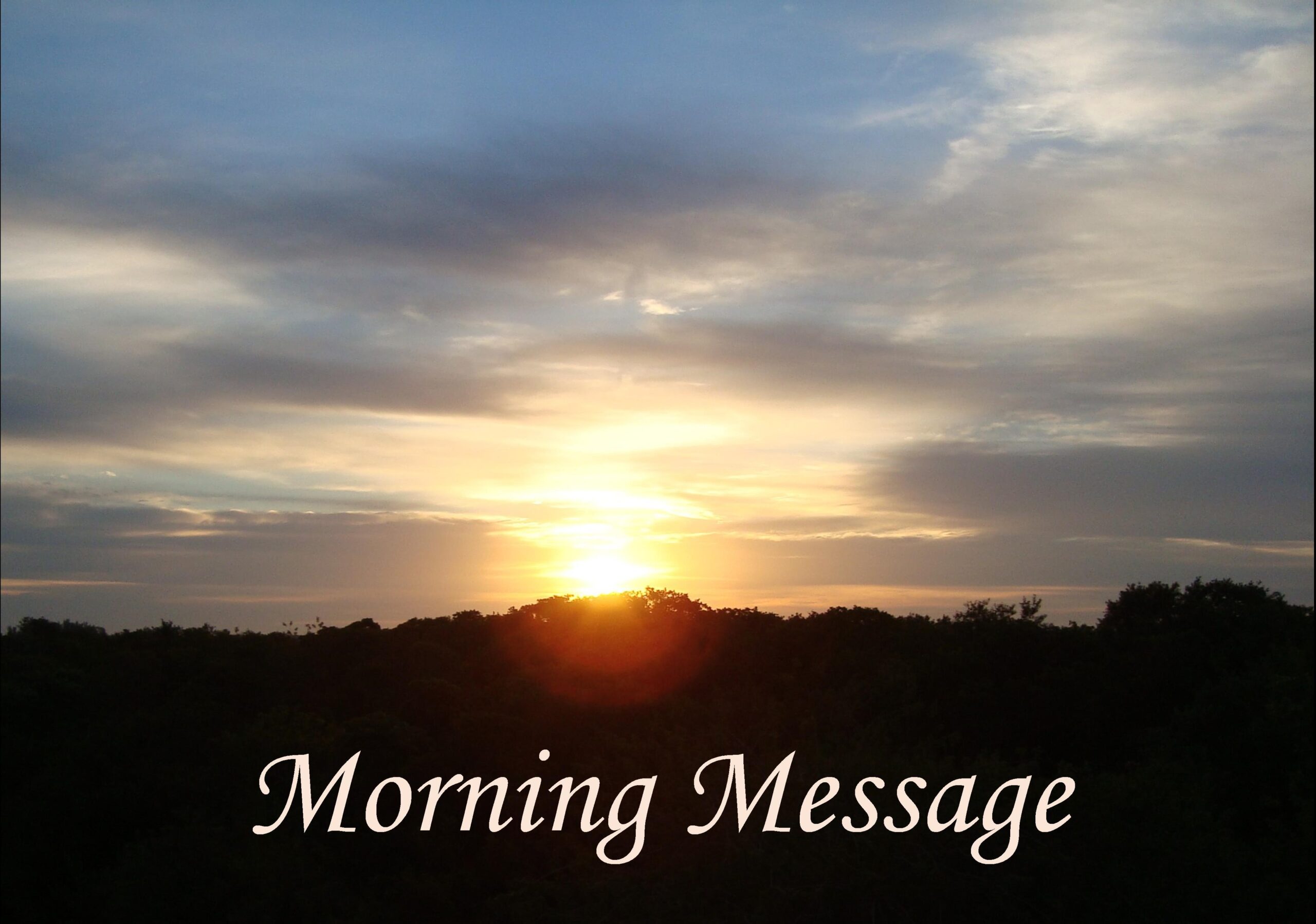 Read more about the article Morning Message 102421