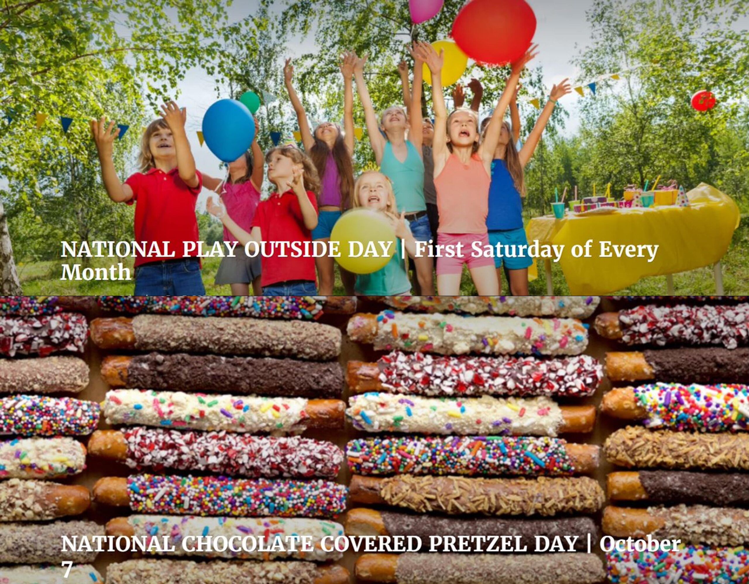 Read more about the article Play outside on pretzel day!