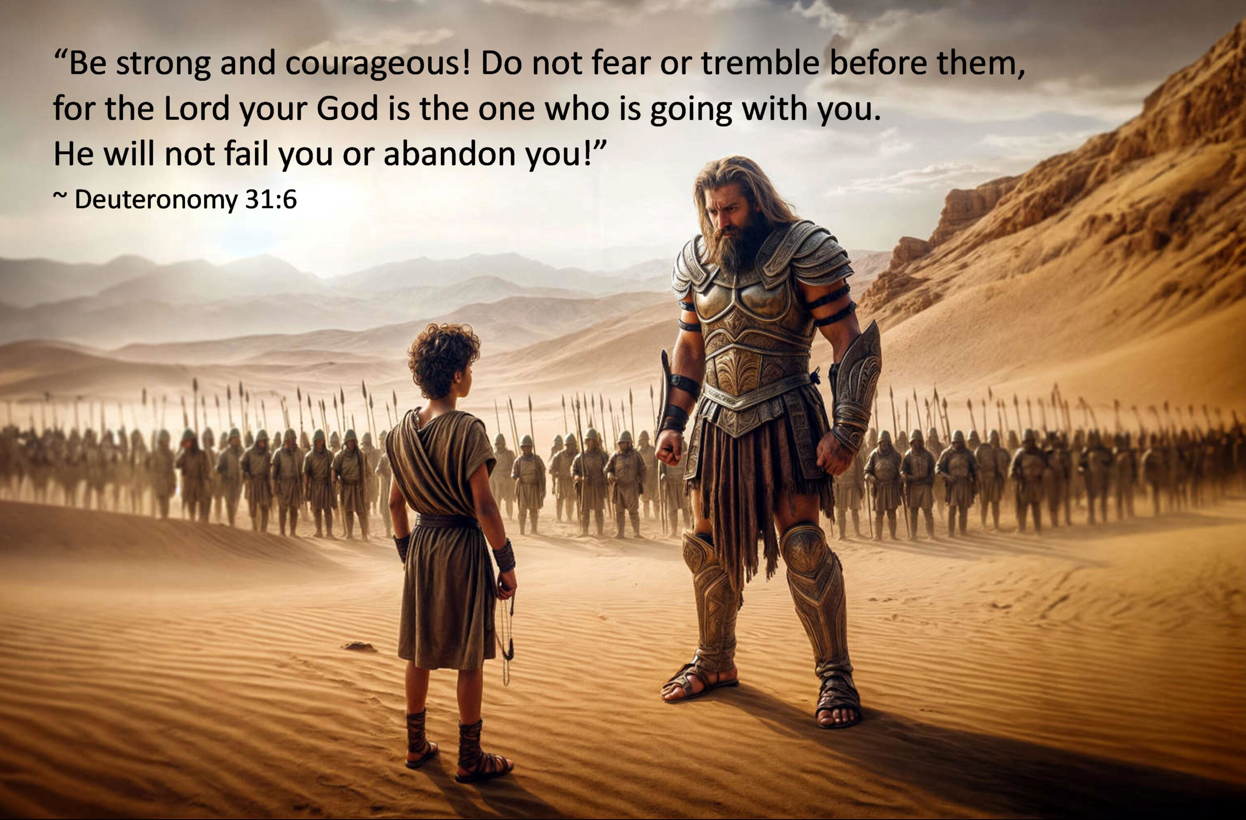 Read more about the article Be strong and courageous!