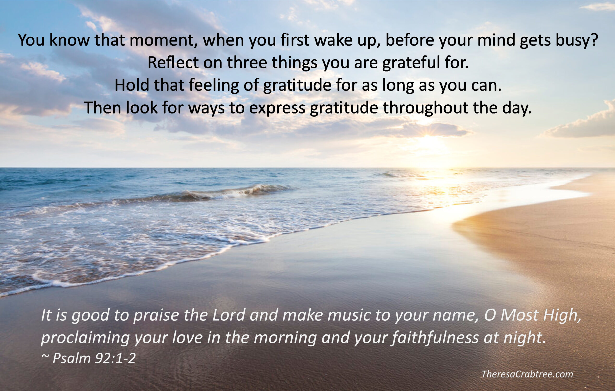 Read more about the article Morning Gratitude
