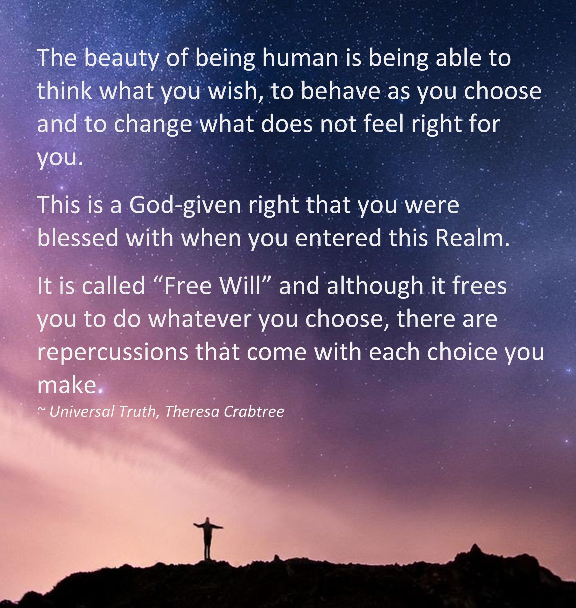 Free Will - Spiritual Awakening Counselor